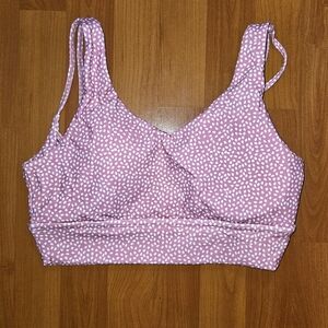 Buffbunny Monarch Sports Bra Size Large in Pink Bossy Print